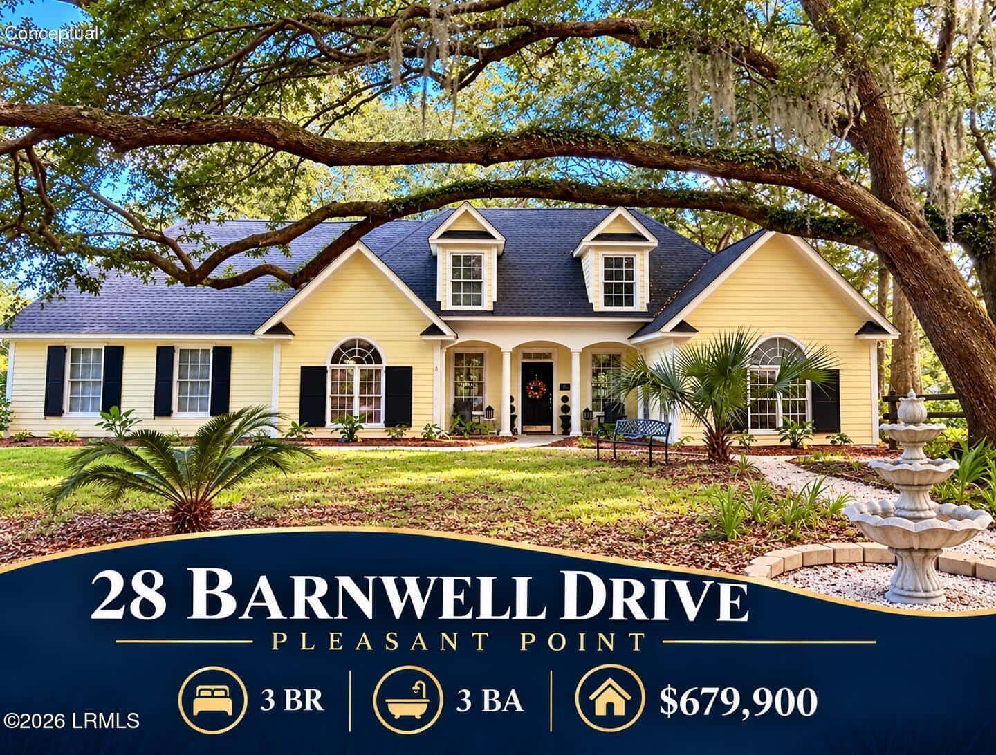 28 Barnwell Drive, Beaufort, SC 29907